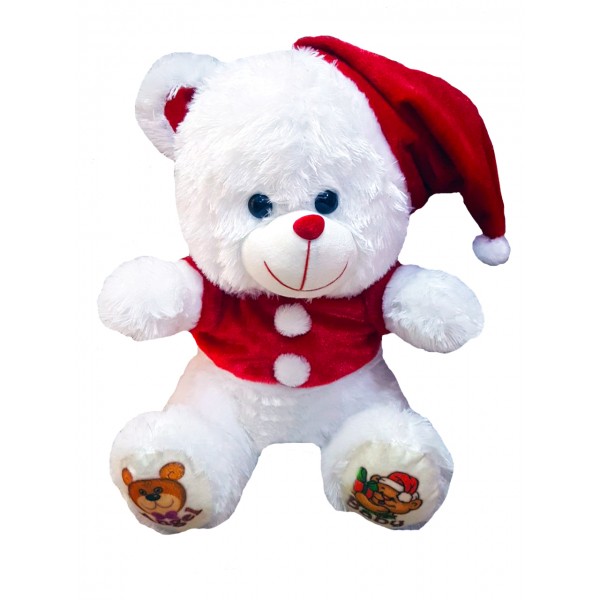 White 15 Inch Christmas Angel Baby Teddy Bear